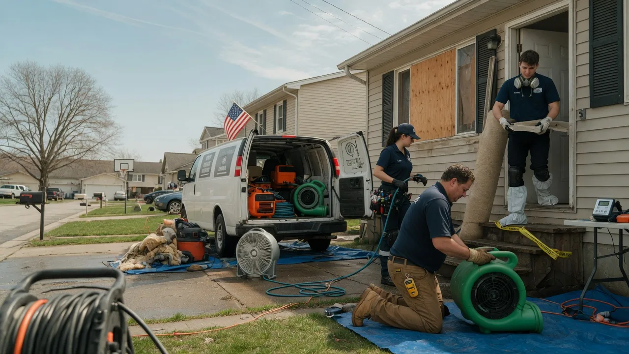 Water Damage Restoration in Flatwoods, WV near me